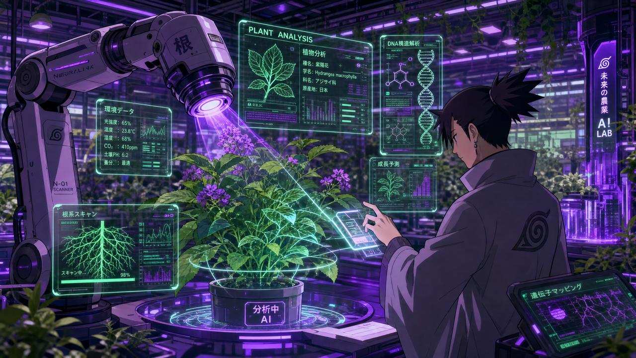 媚黑AI识别10000种植物 - 植物视频展示